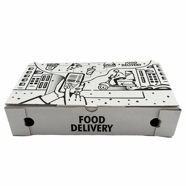 Box Termico da Asporto 33x18 h 7 cm Large 100 Pezzi per Pizzerie Ristoranti