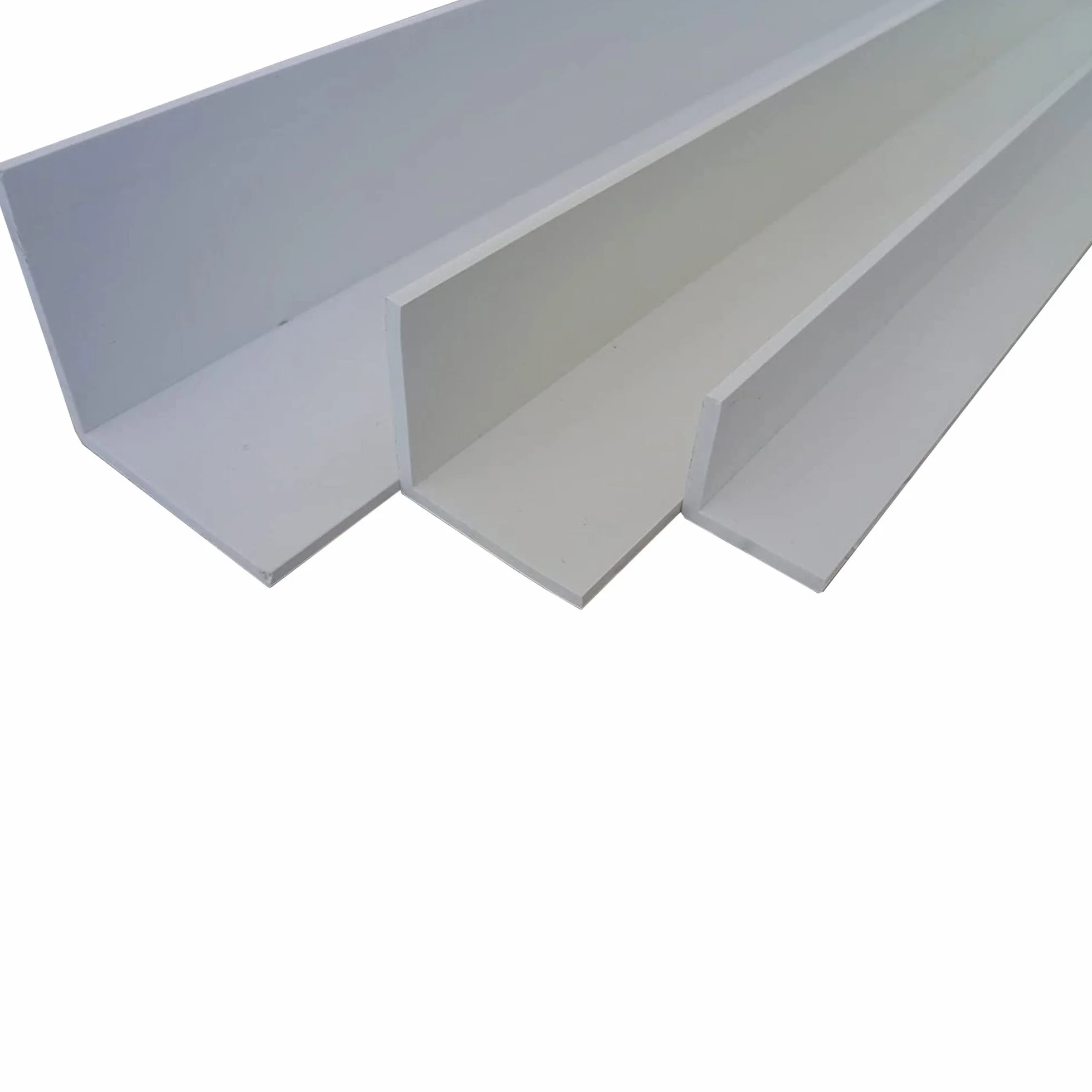 B&T Metall Angolo di plastica rigida, in PVC, bianco, 60 x 40 x 2,5 mm, lunghezza 2 metri