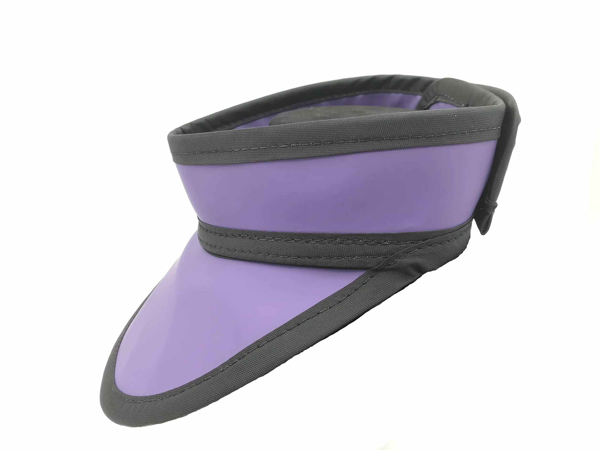 Cap Style - Protezione per tiroide leggera contro le radiazioni 0,5 mm, equivalente al piombo Pb con chiusura magnetica (viola)