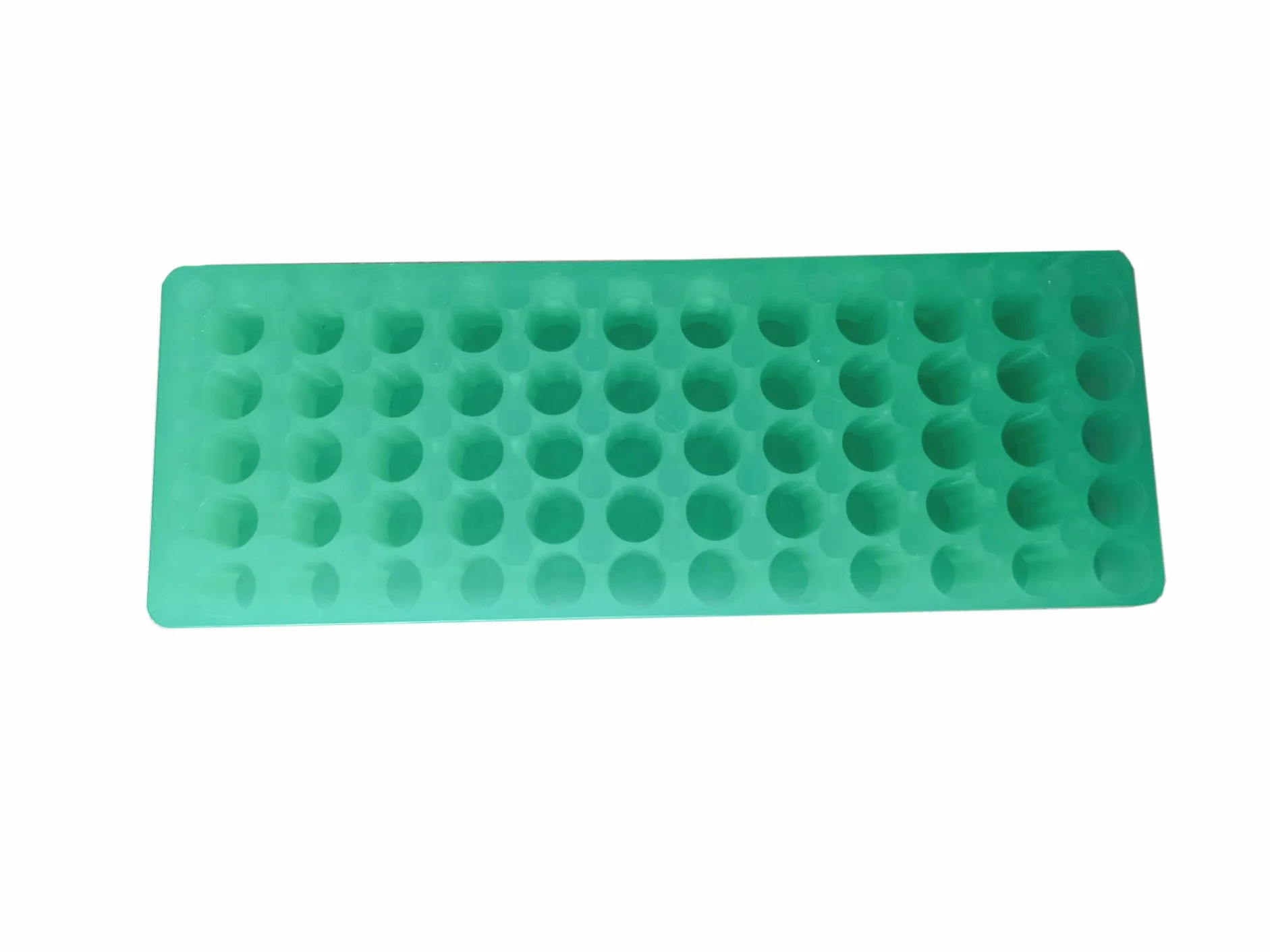 MUHWA Portaprovette Doppio Pannello 60 Posizioni Polipropilene, Confezione da 5, Colori Misti, per Microprovette 0,2-2 ml