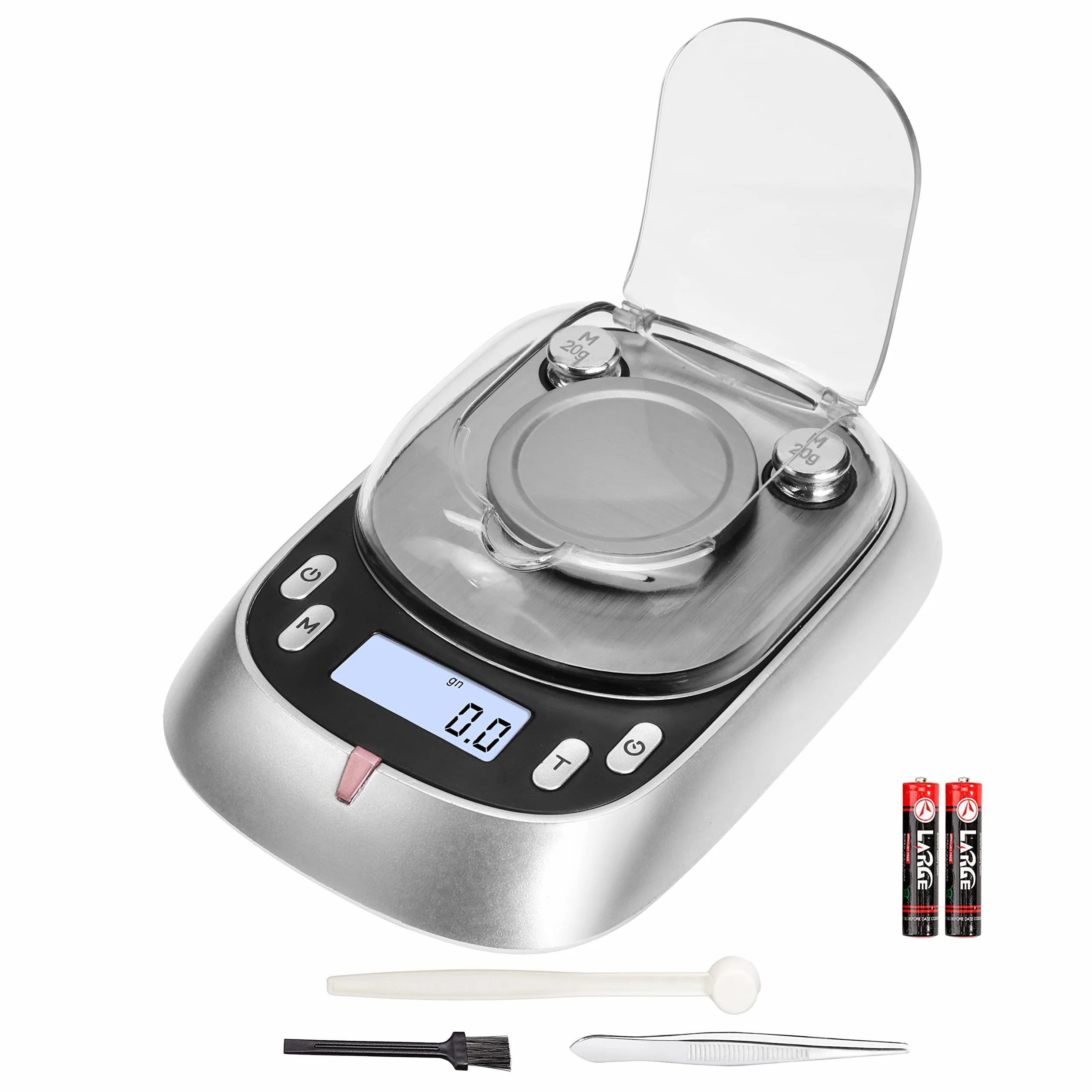 Bilancia Milligrammi 50g-0.001g Alta Precisione Retroilluminazione LCD Funzione Tara