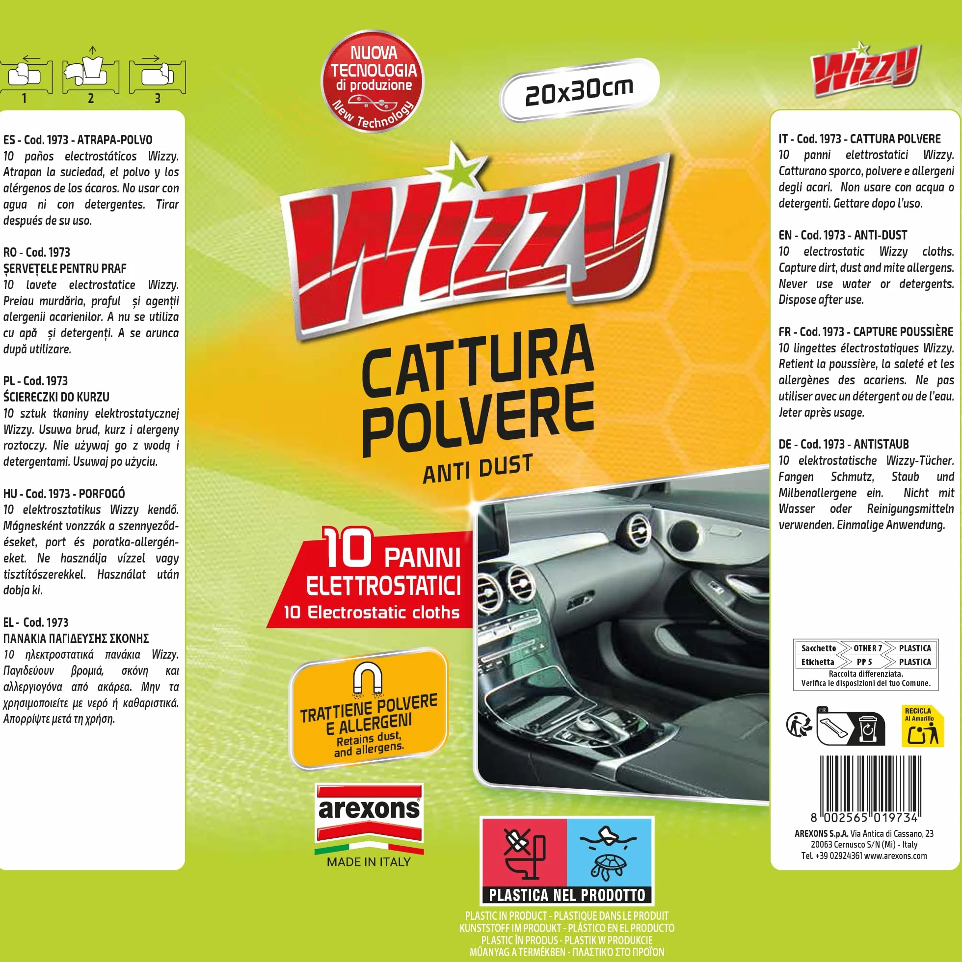 Panno Cattura Polver