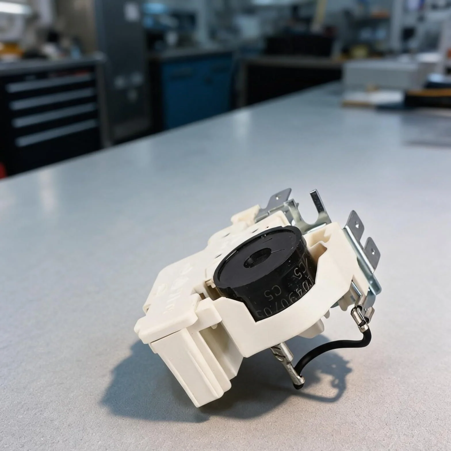 QP3-15/C PTC - Relè di avviamento PTC, protezione da sovraccarico, per frigorifero Frestec e compressore congelatore, parte di ricambio bianca, 6 x 6 x 3 cm, facile da installare
