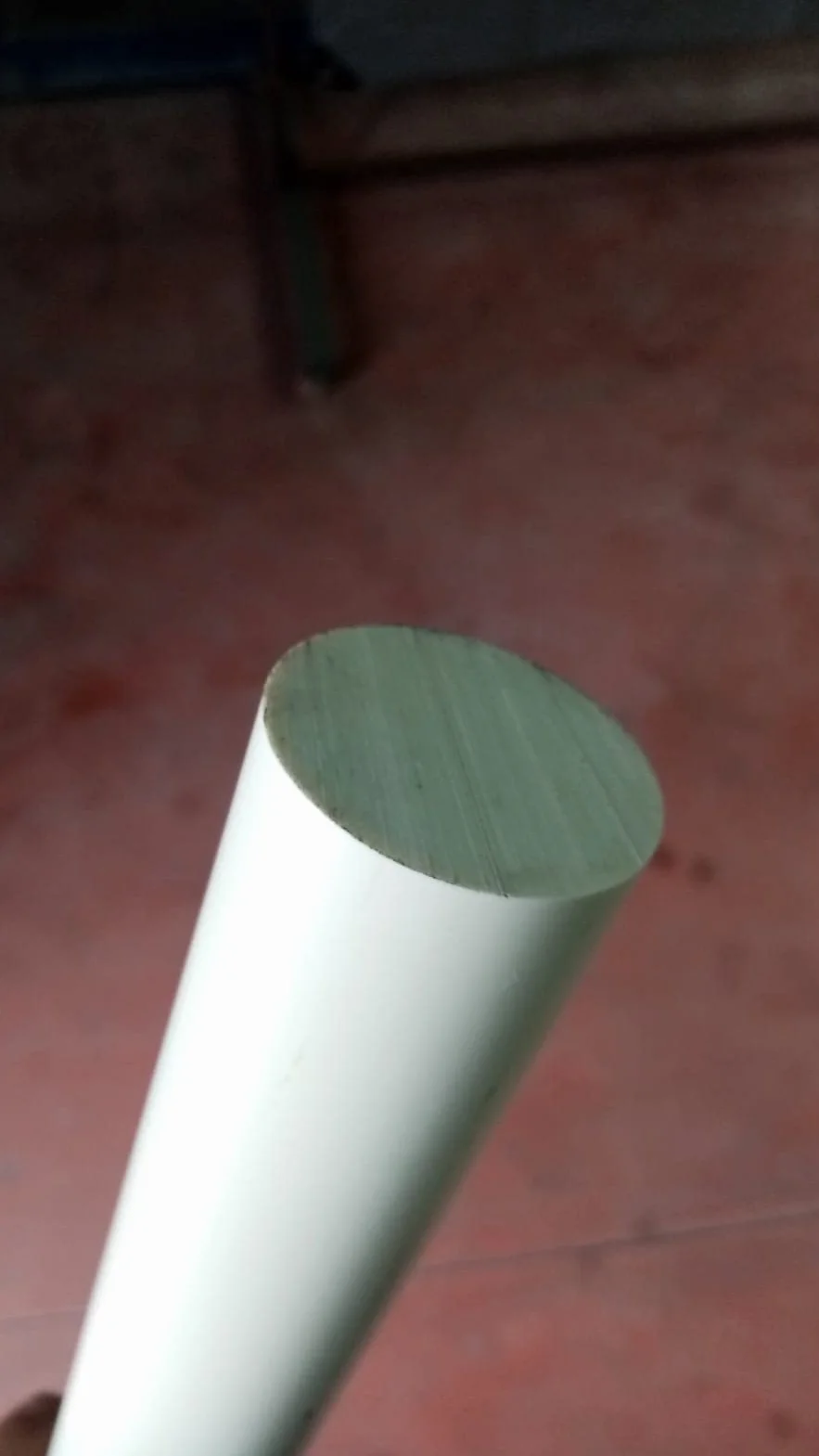 Barra tonda in PVC bianco disponibili Varie diametri e lunghezze (D20X1000mm)