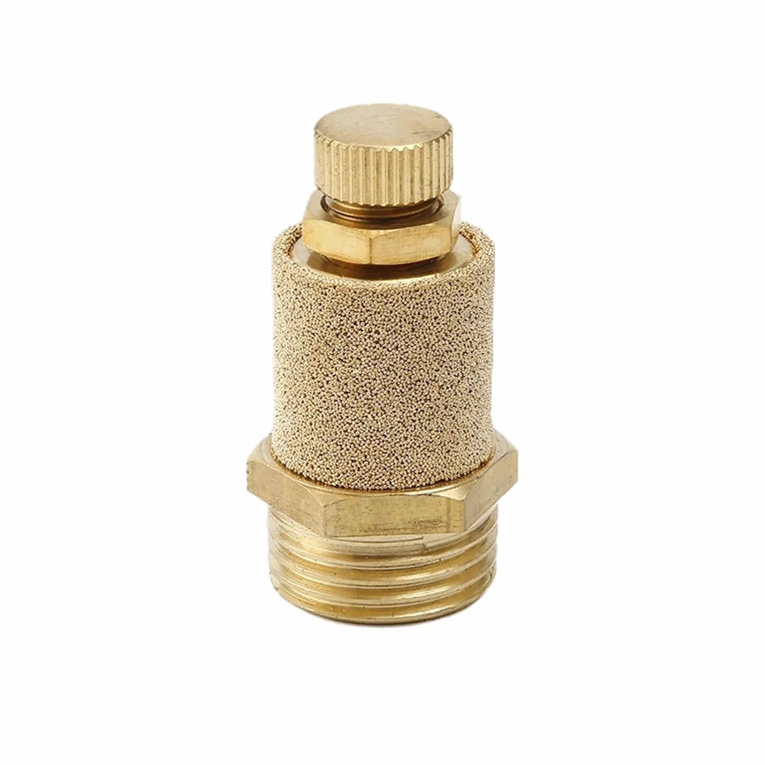 Silenziatore pneumatico in ottone BSP 1/4" Filtro antirumore