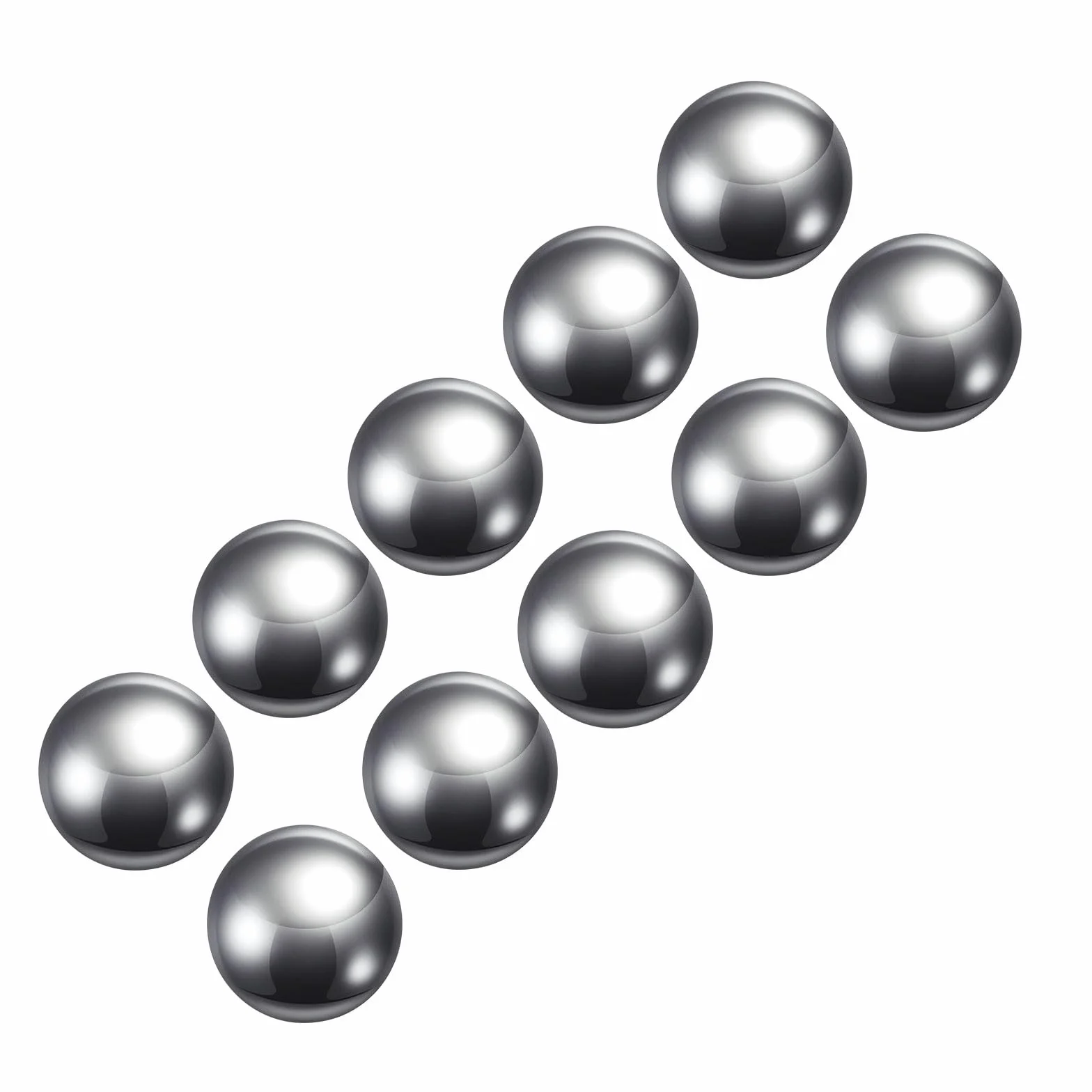 METALLIXITY Precision Balls G10 9/16" 10pcs, Sfere In Acciaio Cromato Per Cuscinetti