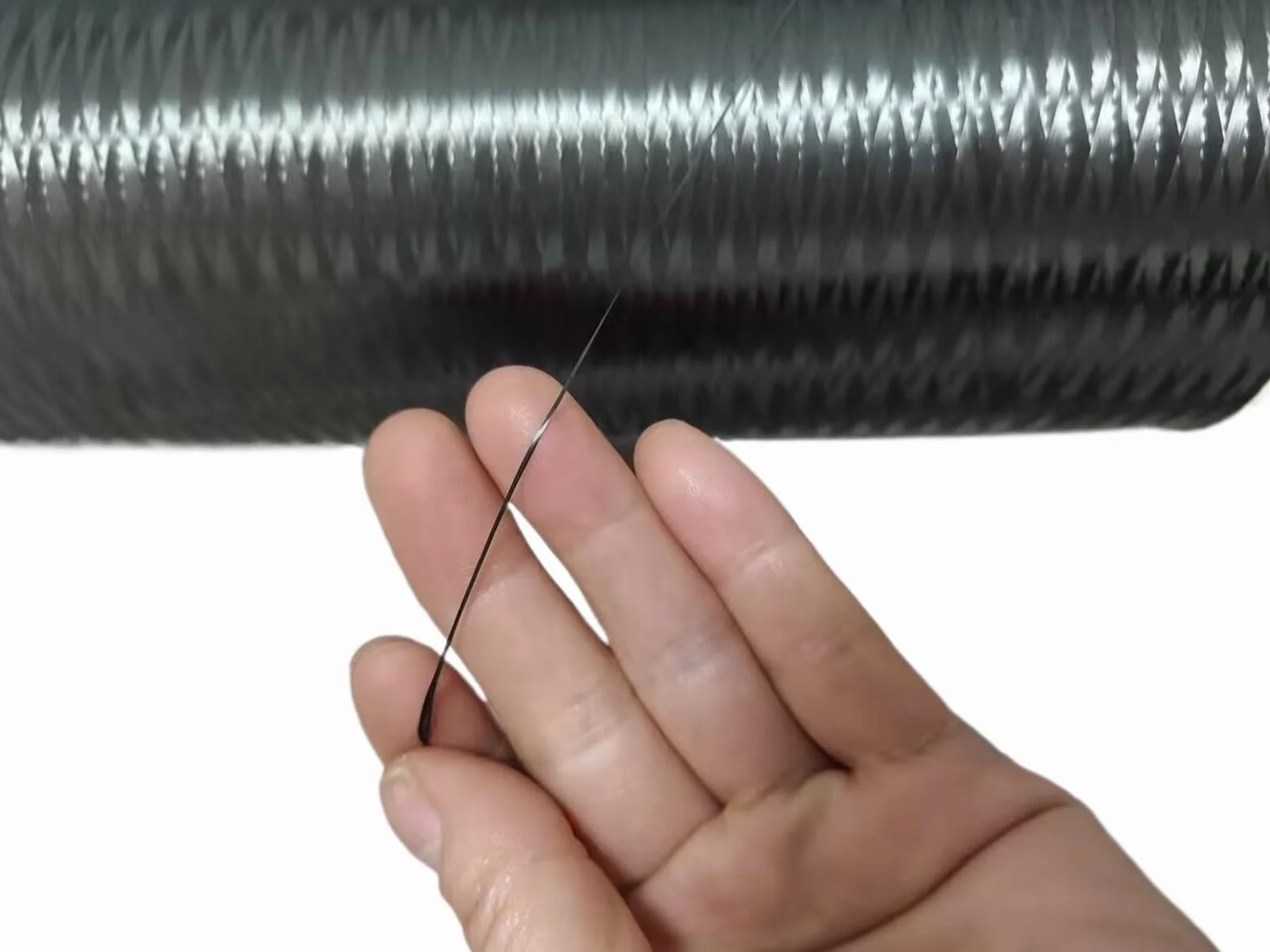 Filo in Fibra di Carbonio Nero, Linea Lunga, Lunghezza 30 m, 50 m, 100 m, 1K, 3K, 6K, 12K, 24K, 48K, 50K(12k 50m)