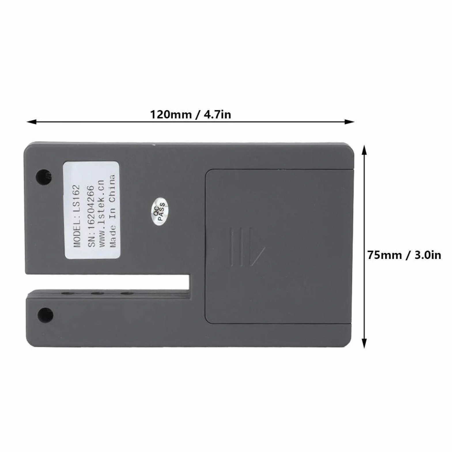 LS162 Misuratore di tinta per finestra digitale, Akozon tester di trasmissione del film solare Tester di rifiuto IR VLT UV