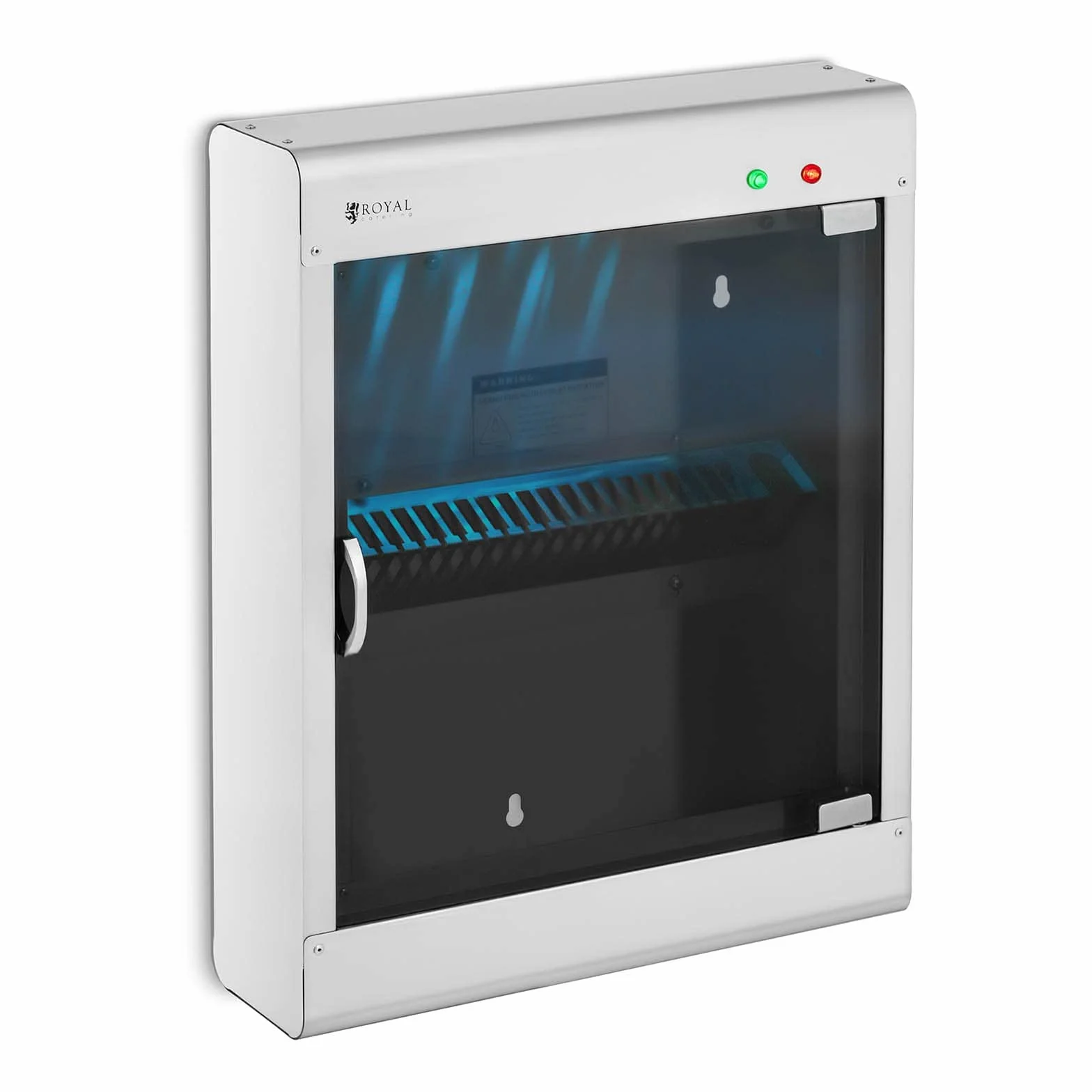 Royal Catering Sterilizzatore Coltelli UV Sterilizzatore Cucina RC-KSSS501 (20 coltelli, Acciaio inox)