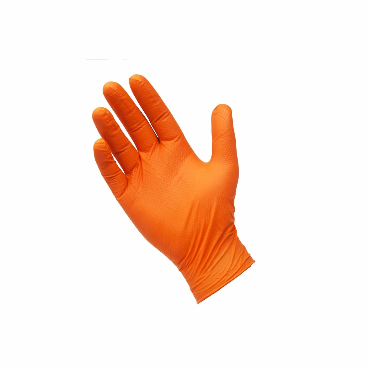 Unigloves PRO.TeCT HD GA0053 Guanti Monouso in Nitrile - Ultra Resistenti - Arancione - Taglia M (100 Guanti)