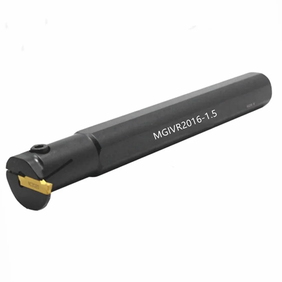 MGIVR2016-1.5 - Supporto per scanalatura interna CNC + 10 inserti in metallo duro MGMN150-G + 1 chiave inglese