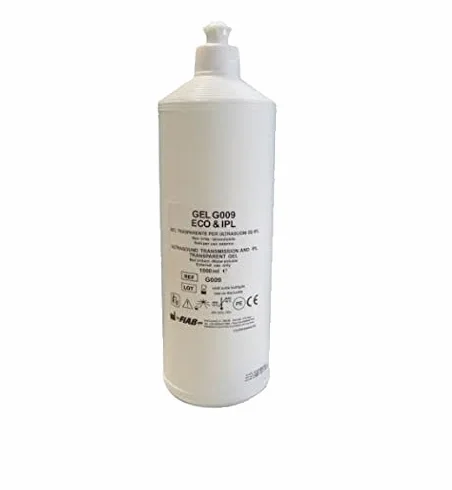 Gel incolore per ultrasuoni laser e luce pulsata in flaconi da 1L - 1/10 PZ (1)
