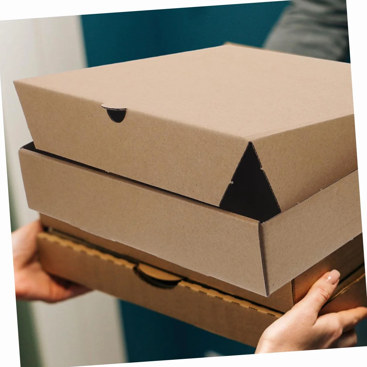 Mini scatole per pizza 12 pezzi cartone porta carta da asporto