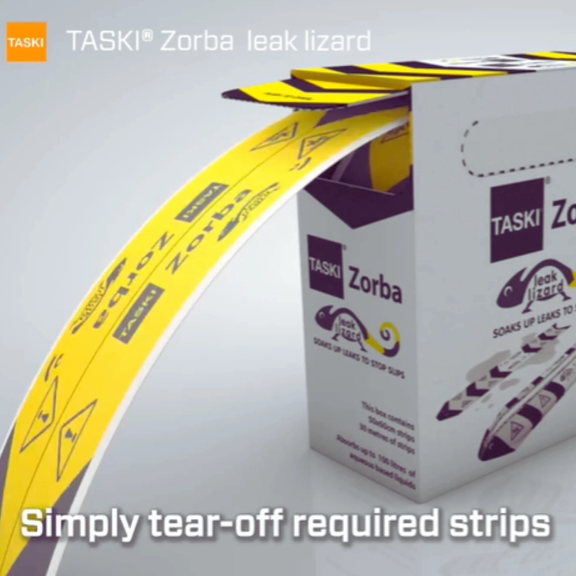 TASKI 7523269 Diversey Zorba - Strisce di contenimento per lucertola, in scatola