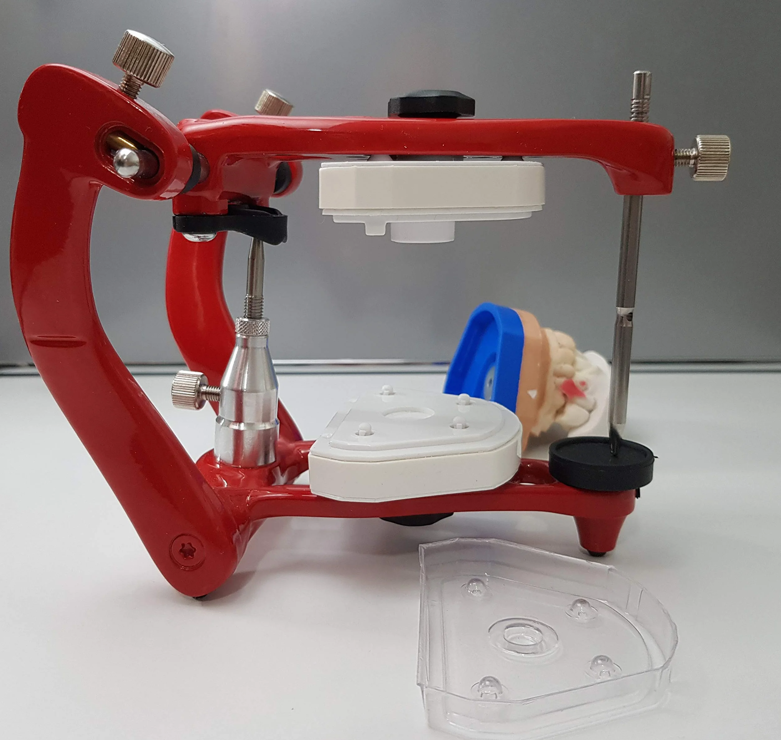 KIT porta placchette dentali per articolatore dentale (NON INCLUSO) per laboratorio odontotecnico SENZA ARTICOLATORE