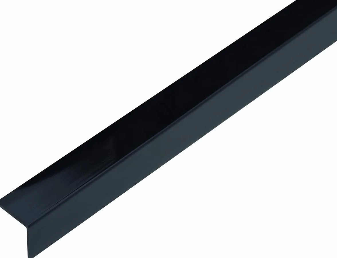 Alberts Profilo angolare autoadesivo plastica nero lucido 1000 x 20 x 20 mm