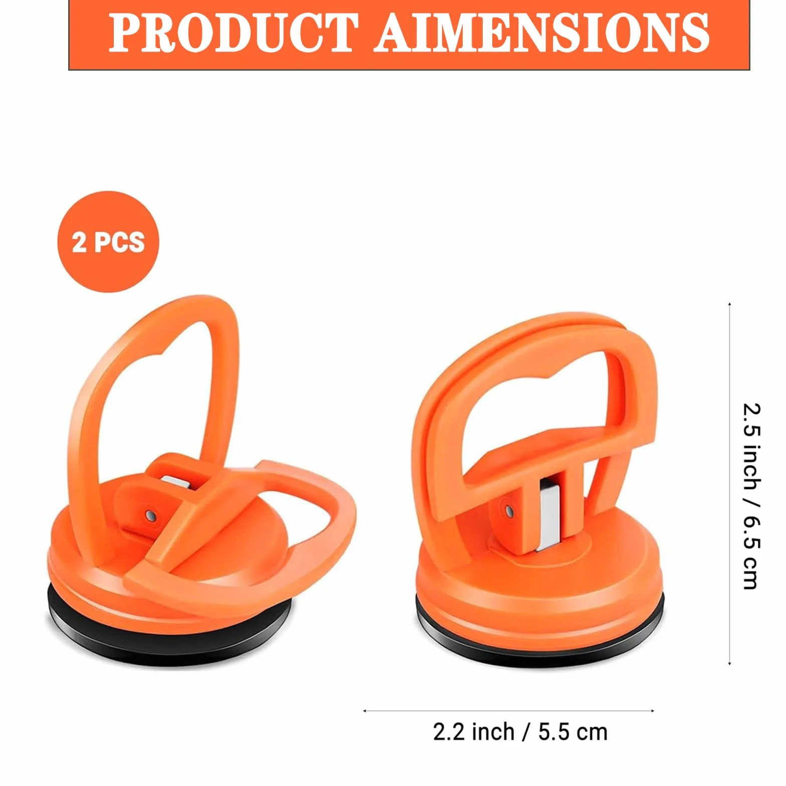 Strumento Ripara-Ammaccature con 2 Ventose: Levigatore Ammaccature Auto per Rimozione Efficiente su Auto, Vetro e Piastrelle - Potente Aspirazione, Zero Graffi