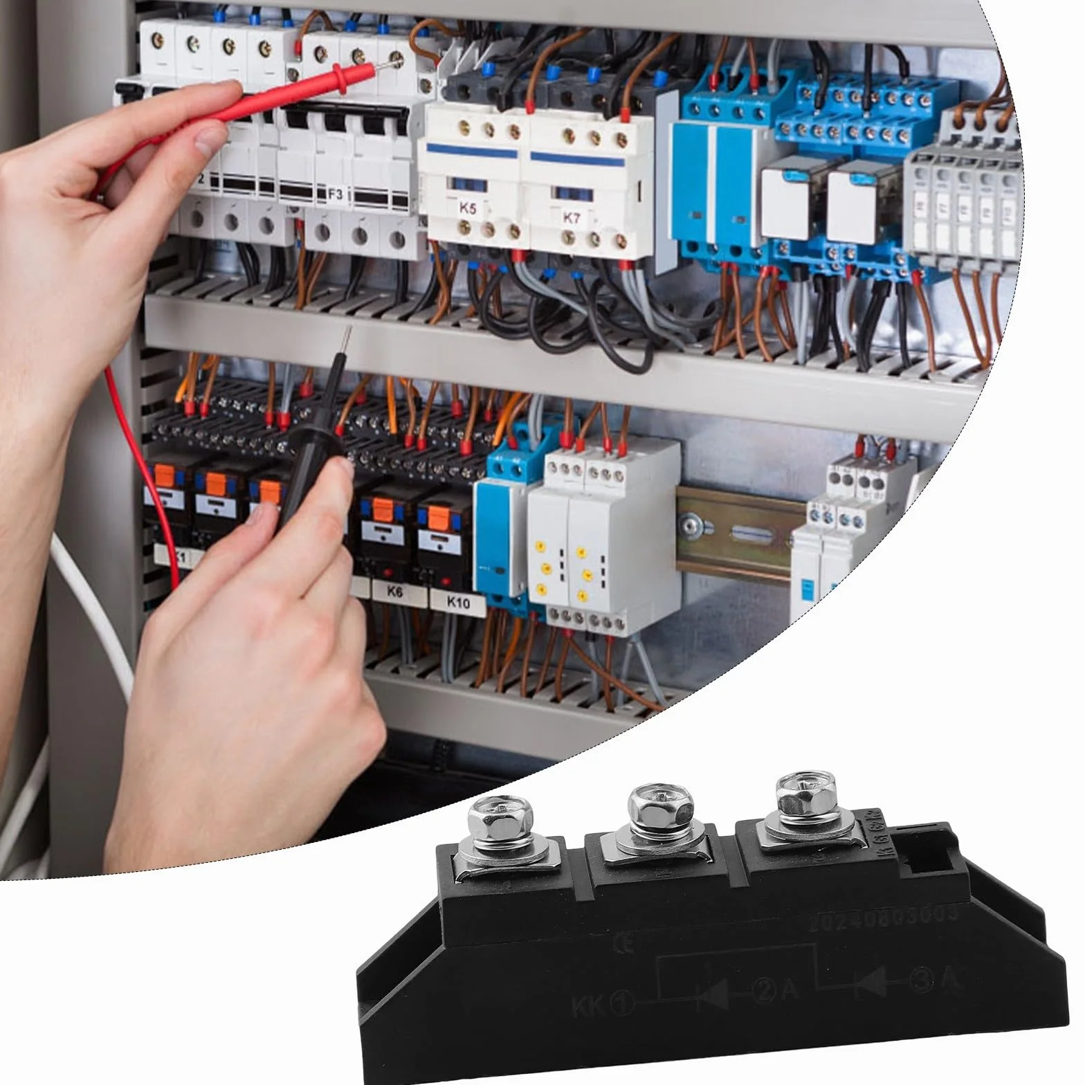 MDK50A Pannello a diodi fotovoltaico con modulo raddrizzatore di protezione inversa con tensione diretta 1 0V e corrente inversa 10mA