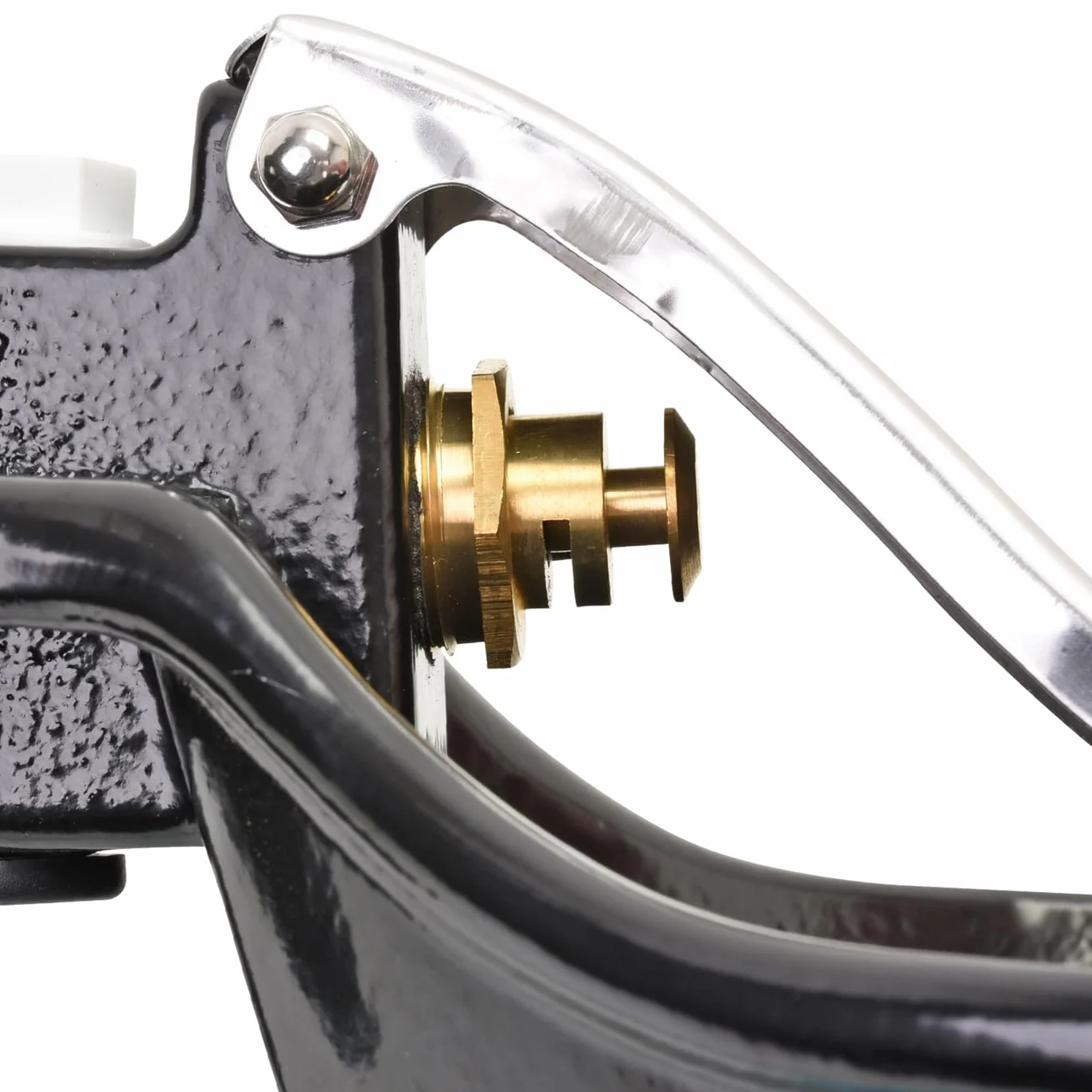 Abbeveratoio in ghisa con Paletta a Pressione in Acciaio Inox, Automatico per bovini e Cavalli, Nero