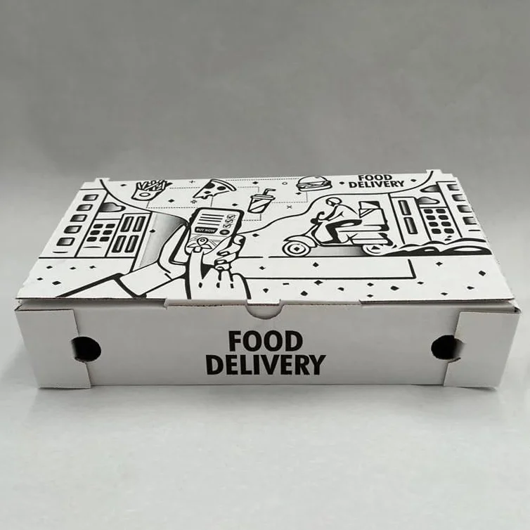 Box Termico da Asporto 33x18 h 7 cm Large 100 Pezzi per Pizzerie Ristoranti