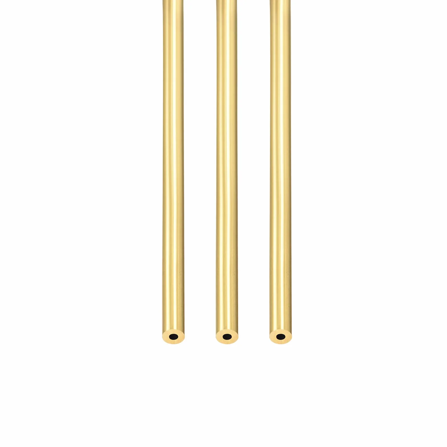 Tubo Ottone 5mm x 1.5mm x 300mm Rotondo 3pz