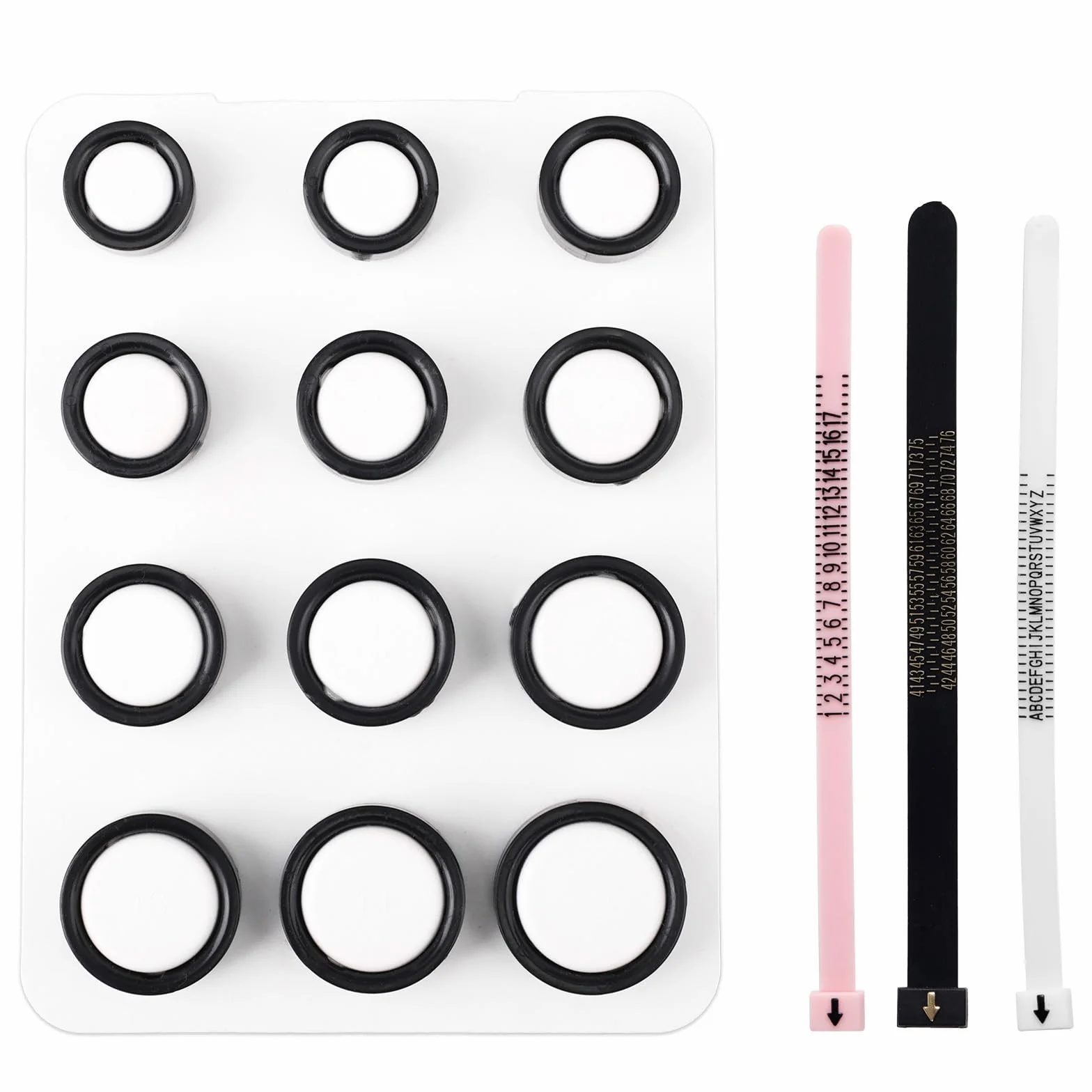 Oura Ring 4 Kit Misura, Silicone Set Dimensioni Dito US EU UK Misura Anelli