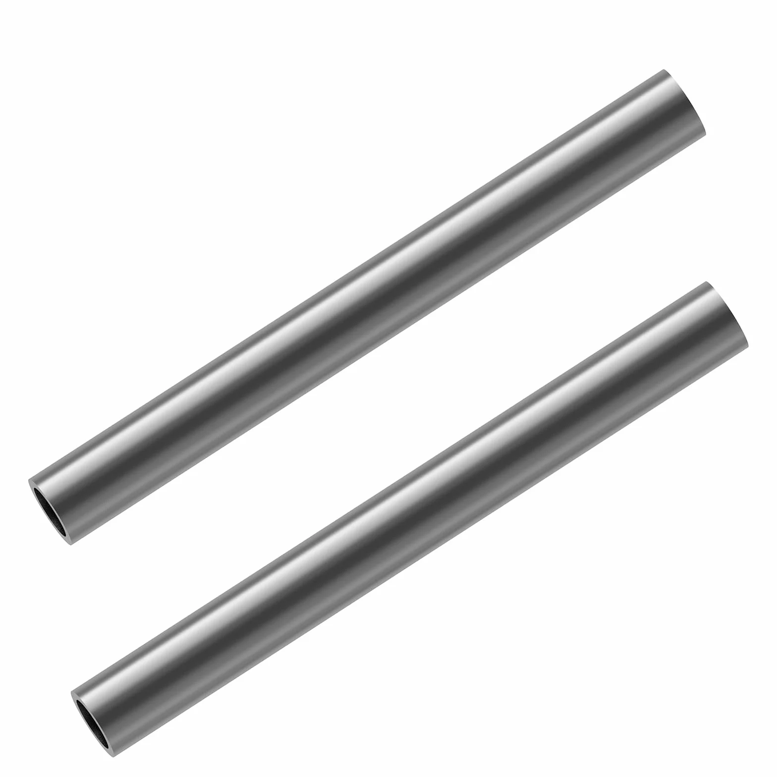 2 pezzi Tubo rotondo in acciaio inox 19mm OD,15mm ID, 2mm spessore parete,300mm lunghezza per le industrie automobilistiche