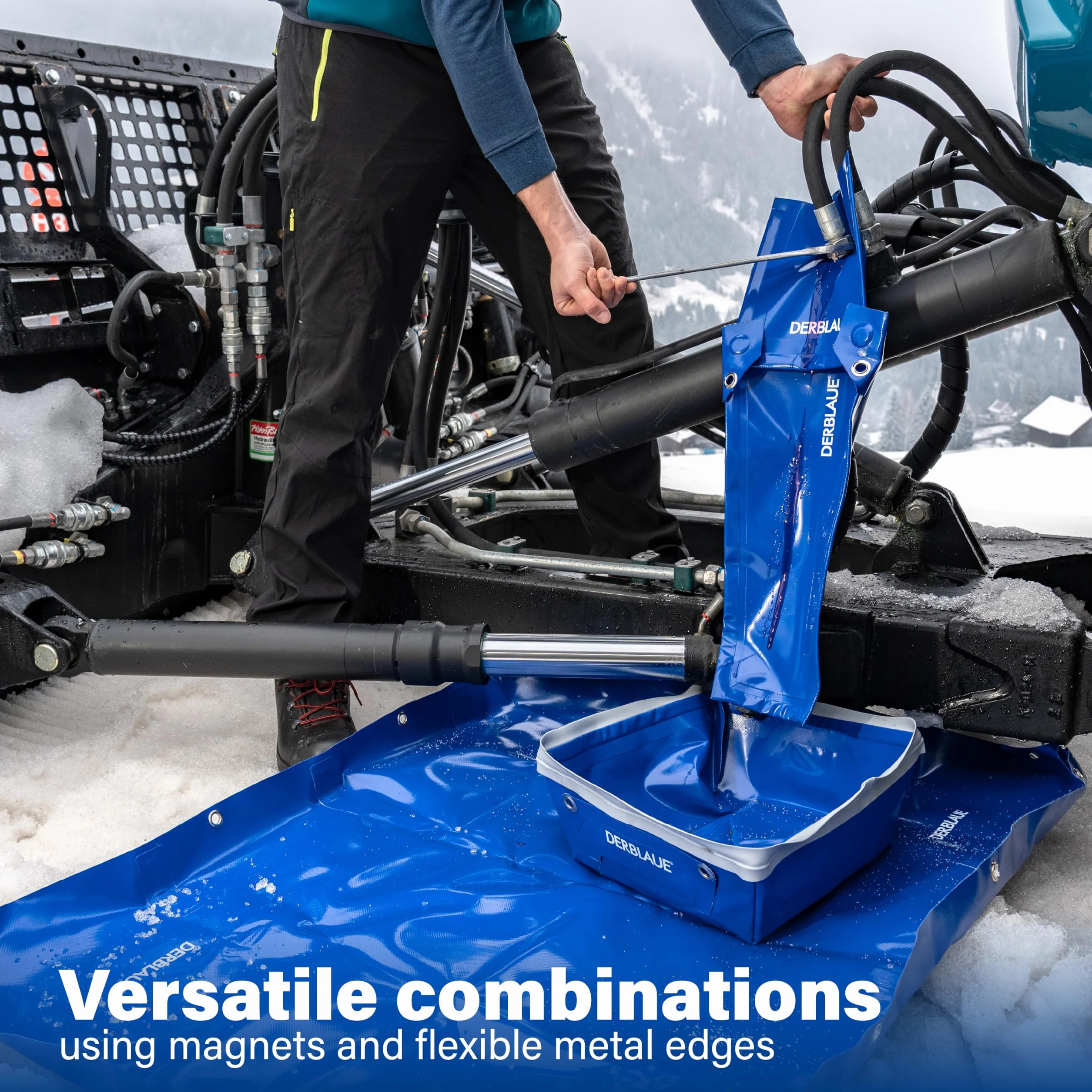 DERBLAUE® Vasca professionale di raccolta per H20 e HYD