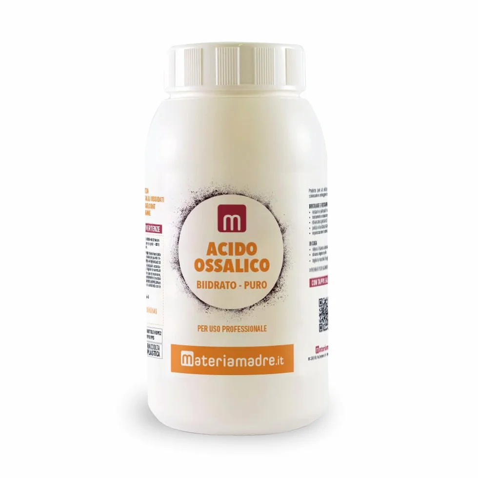 ACIDO OSSALICO PURO SEMOLATO BIIDRATO O DIIDRATO 750g