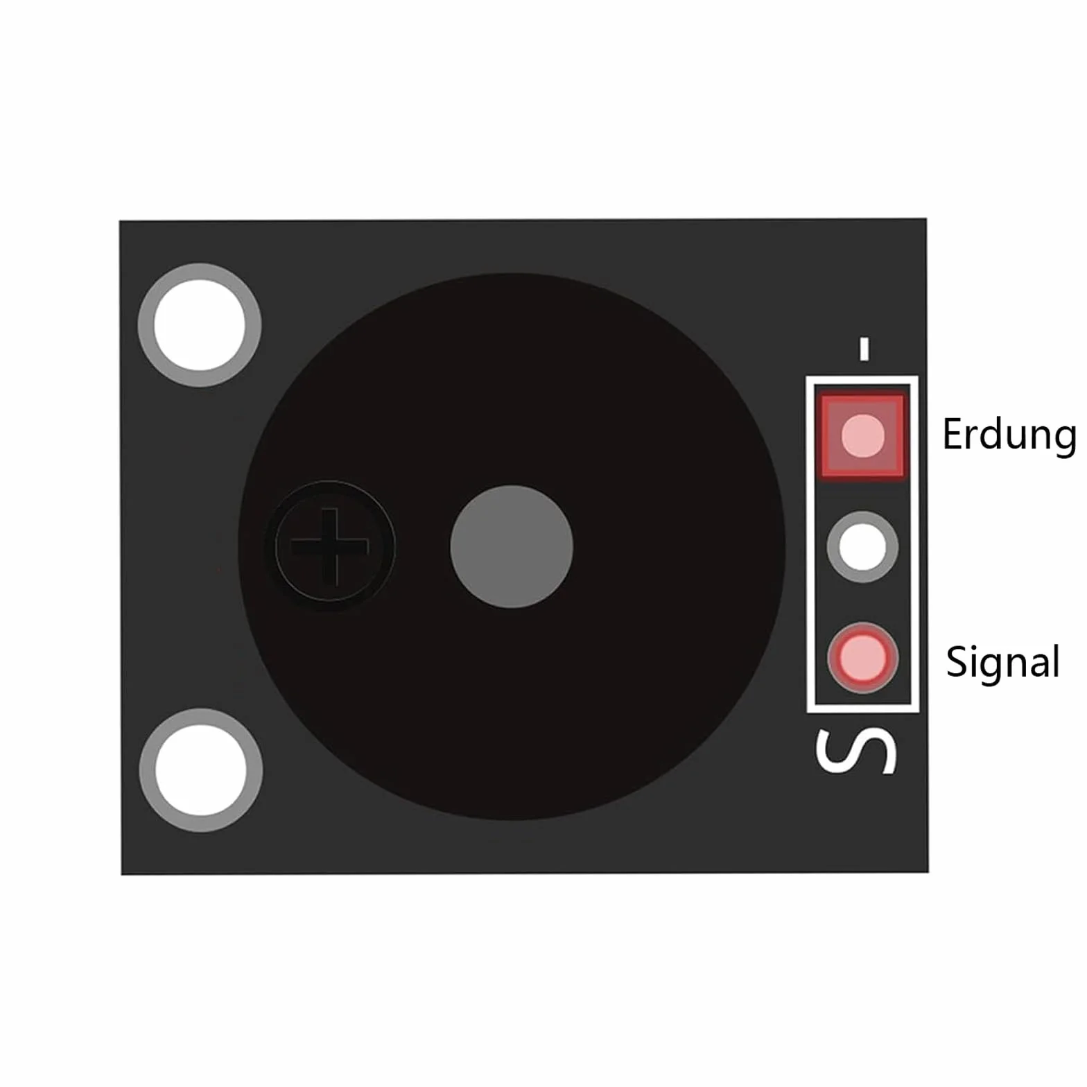 GERUI 4 x KY-006 Modulo di Allarme Buzzer Piezo Passivo compatibile con Arduino e Raspberry Pi