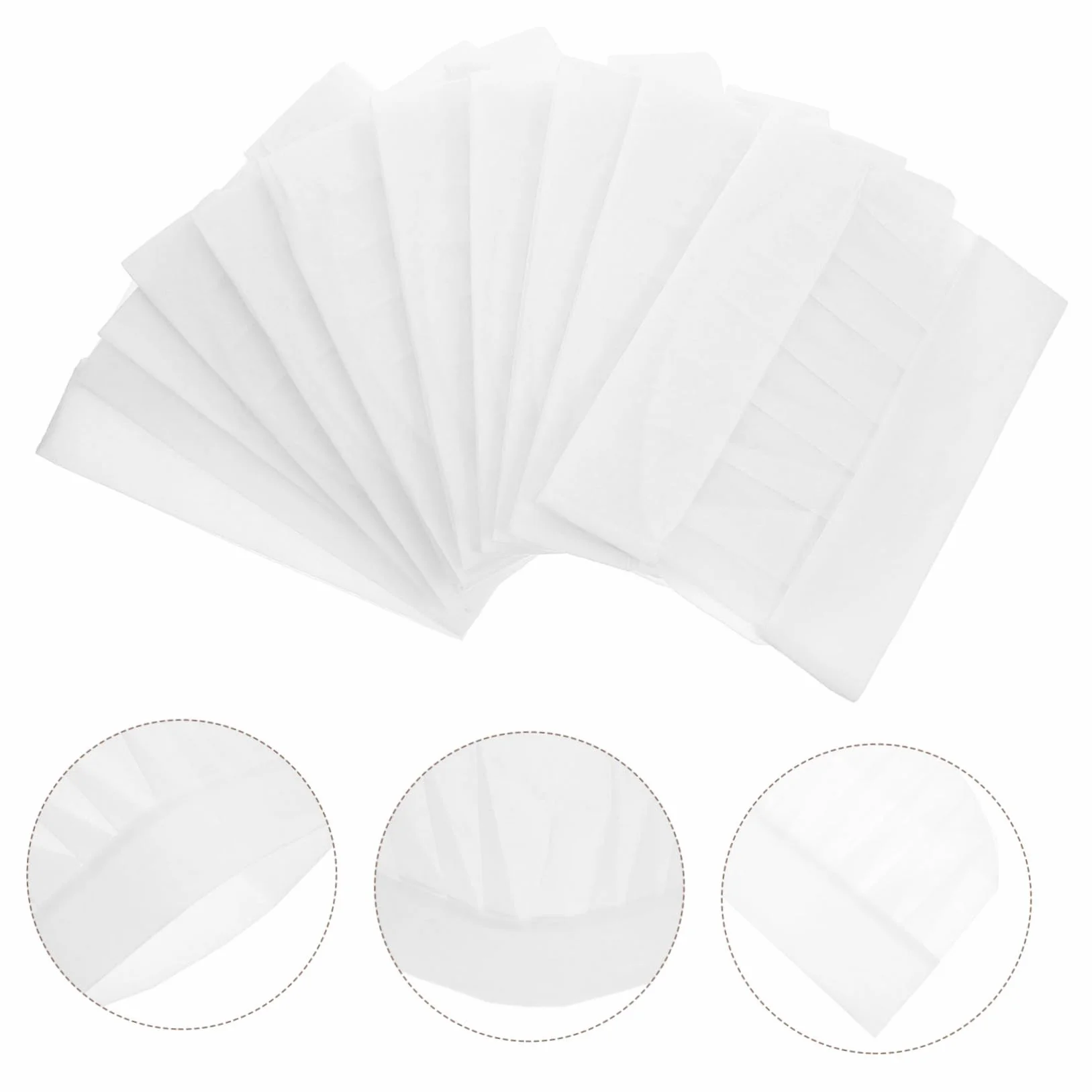 LIFKOME 20 Pezzi Cappello Cuoco Bambino Monouso Non Tessuto Bianco