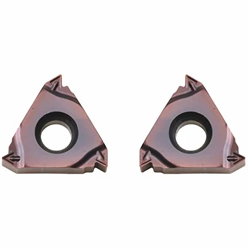 CNC tornio Utensile Filettatura Inserto in Carburo 16IR2.5 ISO LF6018 Per SNR Filettatura Titolare Acciaio Inox
