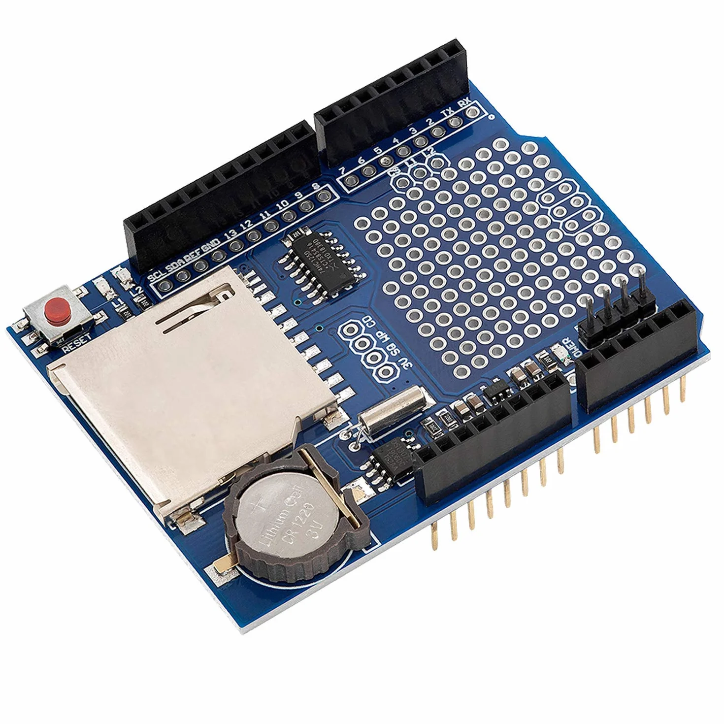AZDelivery Modulo Data Logger Logging Shield Data Recorder compatibile con Arduino