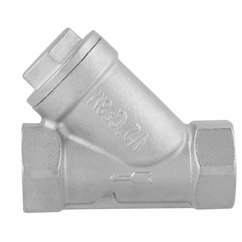 Filtro a Y DN15 1/2" PT Acciaio inossidabile Filtro per acqua gas
