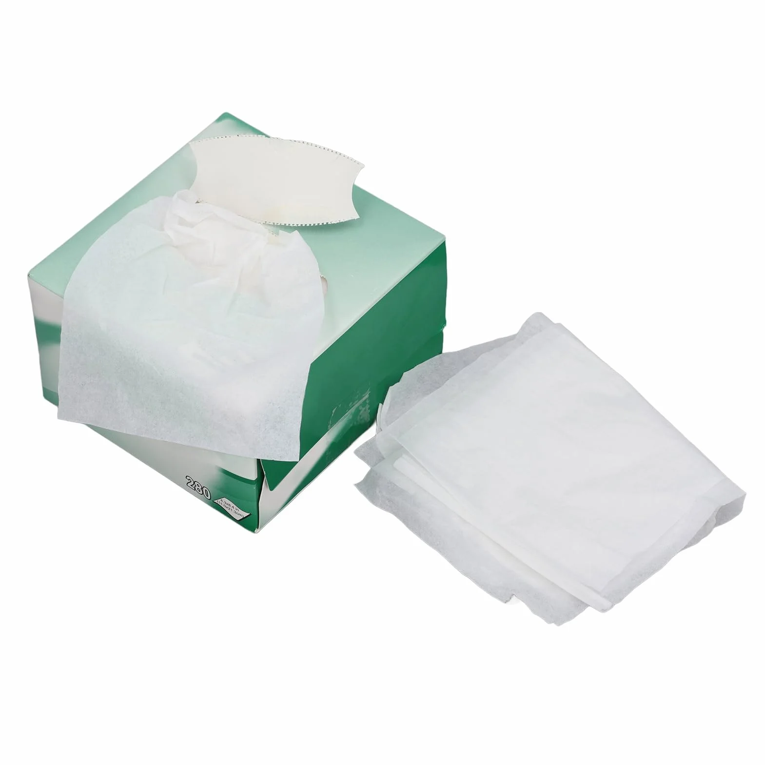 Salviette per Pulizia in Fibra Ottica 280 Fogli 4,3 x 8,4 Pollici Asciutto/Bagnato Detergente Ottico