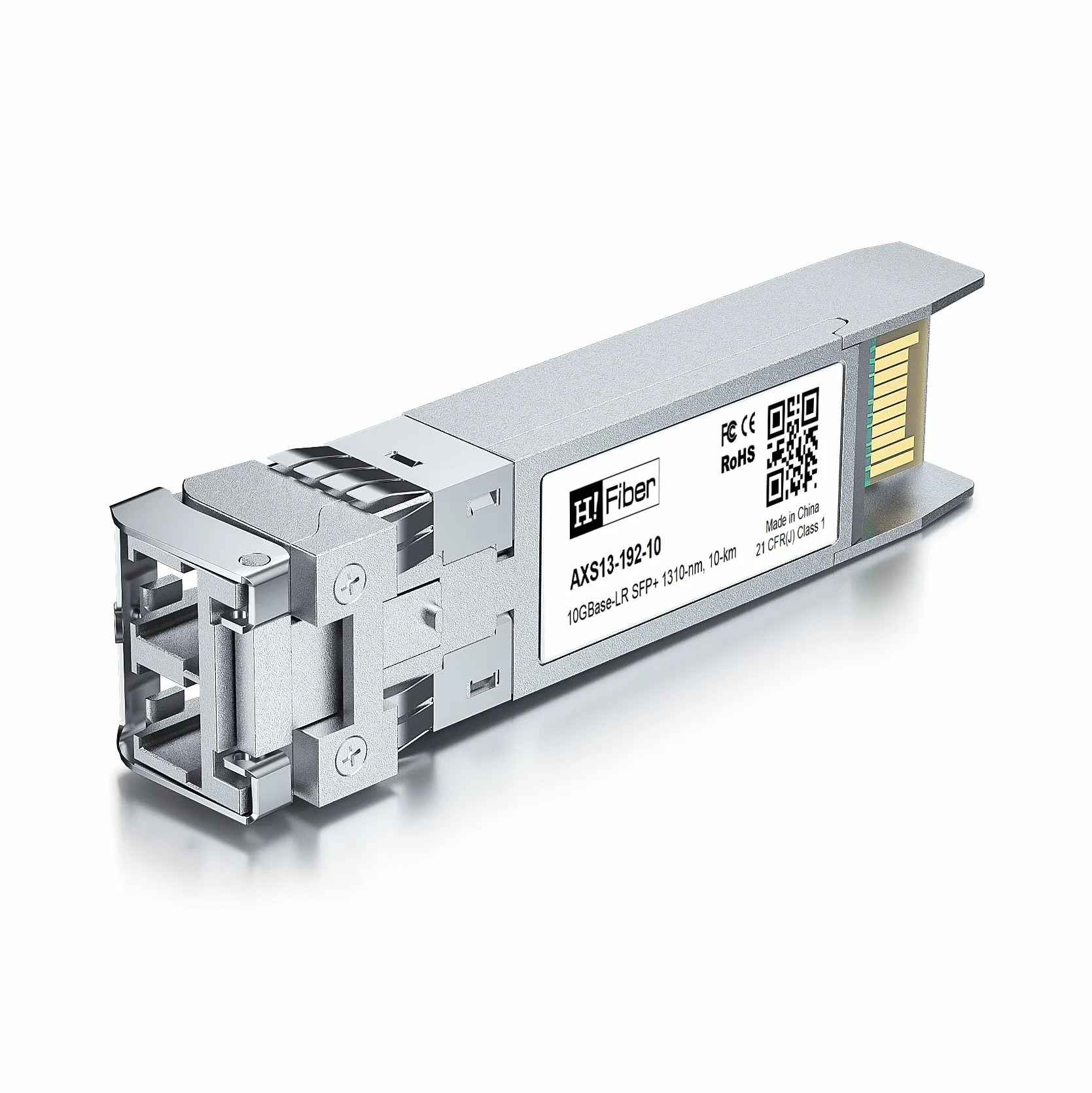 10G Monomodale SFP+ LC Modulo, 10GBase-LR Fiber Transceiver per Cisco SFP-10G-LR, Meraki MA-SFP-10GB-LR, Ubiquiti UniFi UF-SM-10G
