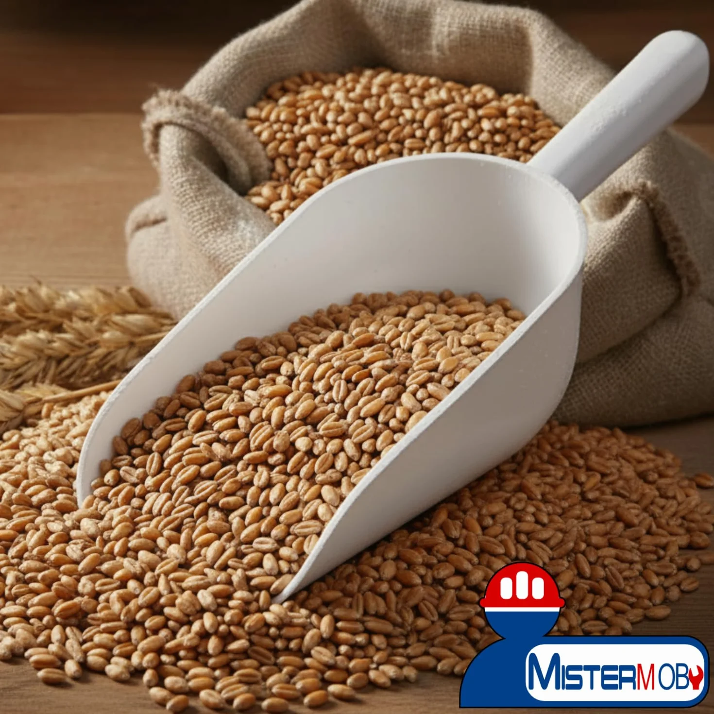 MISTERMOBY Paletta Alimentare Rinforzata 38 CM per Farina Cereali Legumi