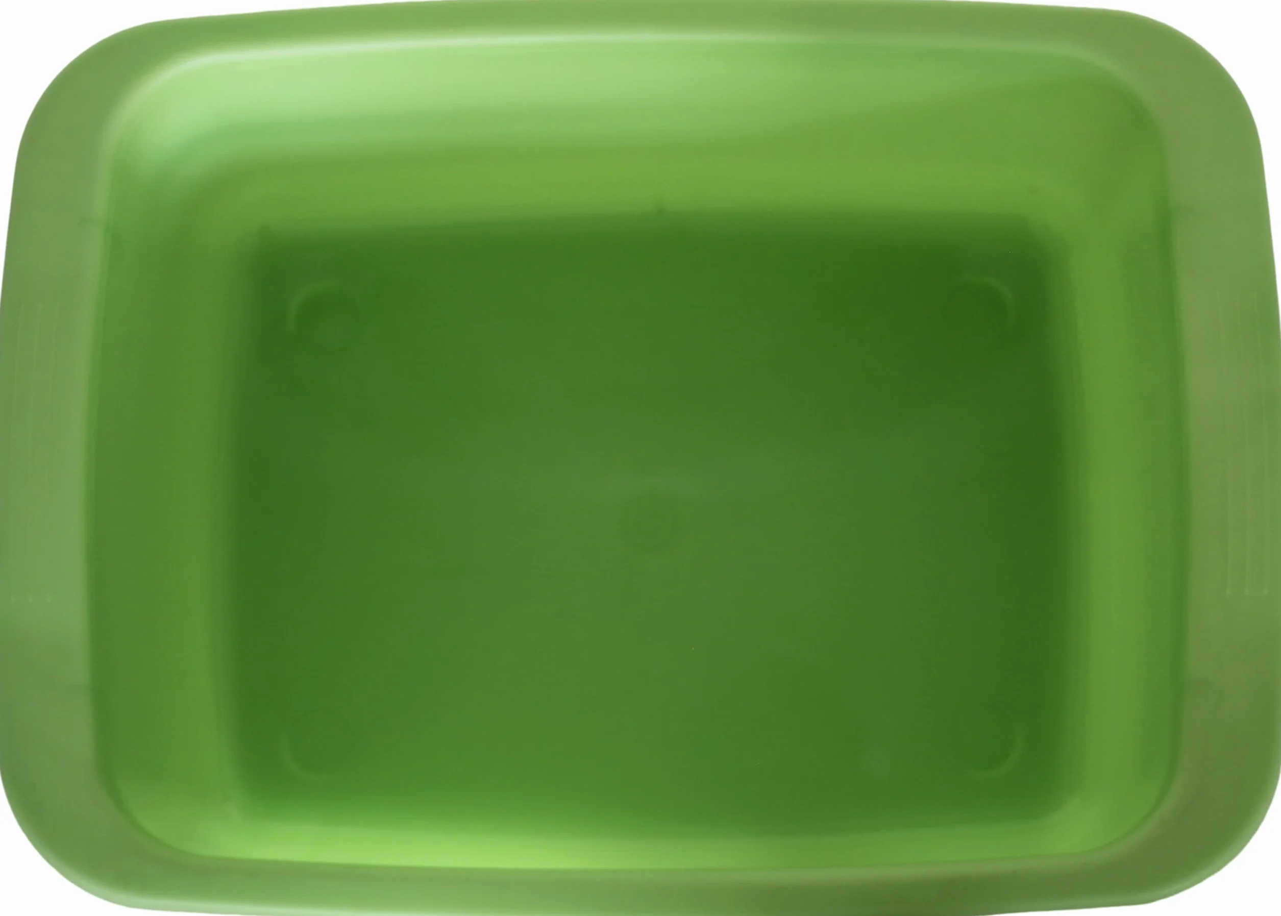 Macchiavelli catino rettangolare verde 10L plastica vaschetta multiuso 42x31x15,5 cm