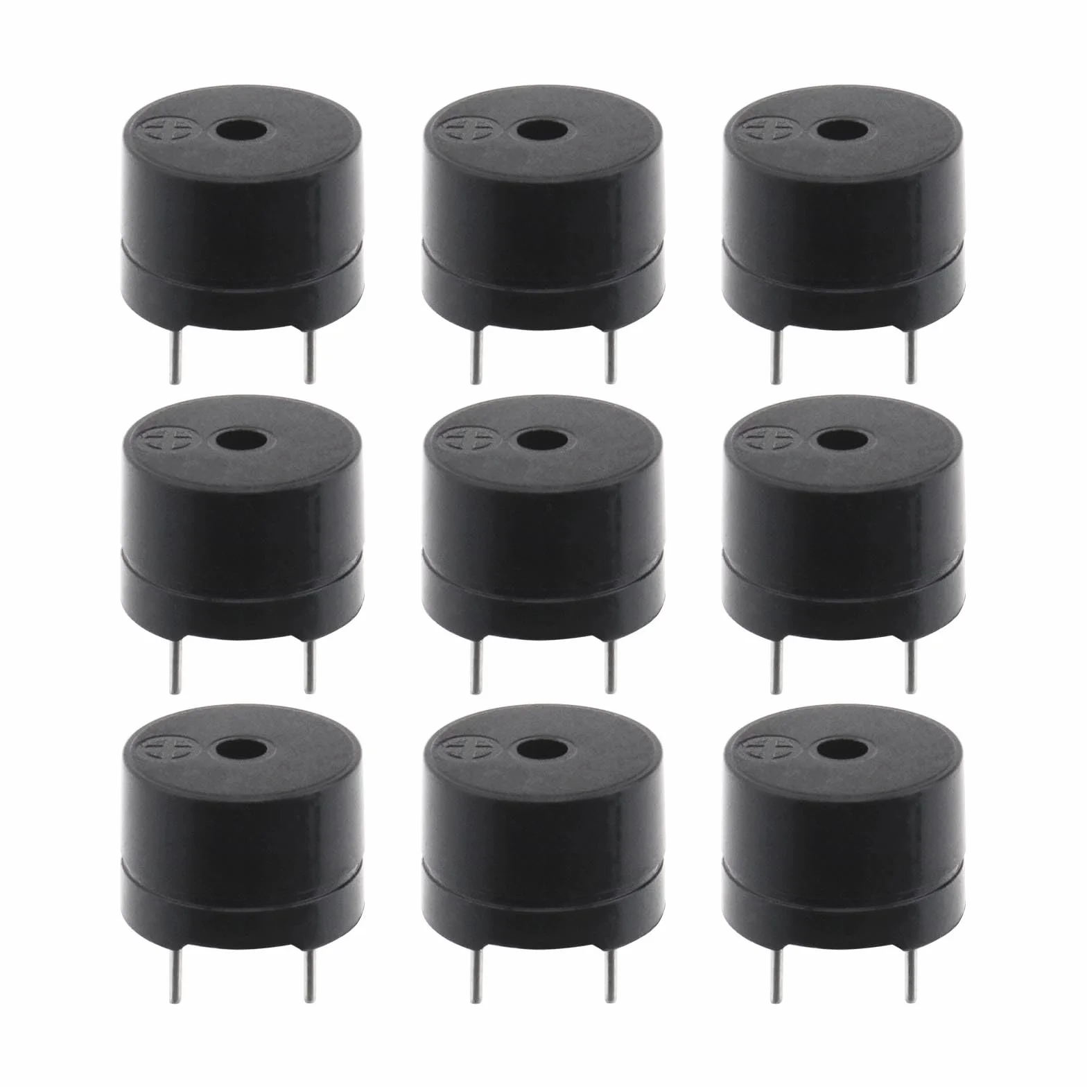 50 Pezzi Cicalino Piezoelettrico Di Tipo Elettromagnetico 16ohm AC 2KHz 3V 5V 9V 12V Cicalino Passivo Mini Altoparlanti Per Stampante Fotocopiatrice Allarme Auto Elettronica