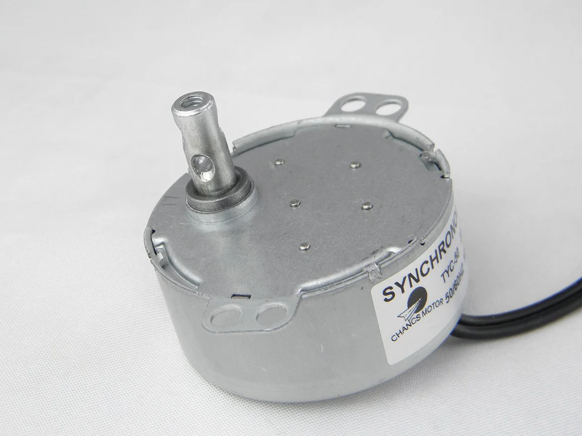 CHANCS TYC-50 Motore sincrono 220V AC 10-12RPM CW/CCW Motore a tavola Rotante Motore sincrono Motore Elettrico