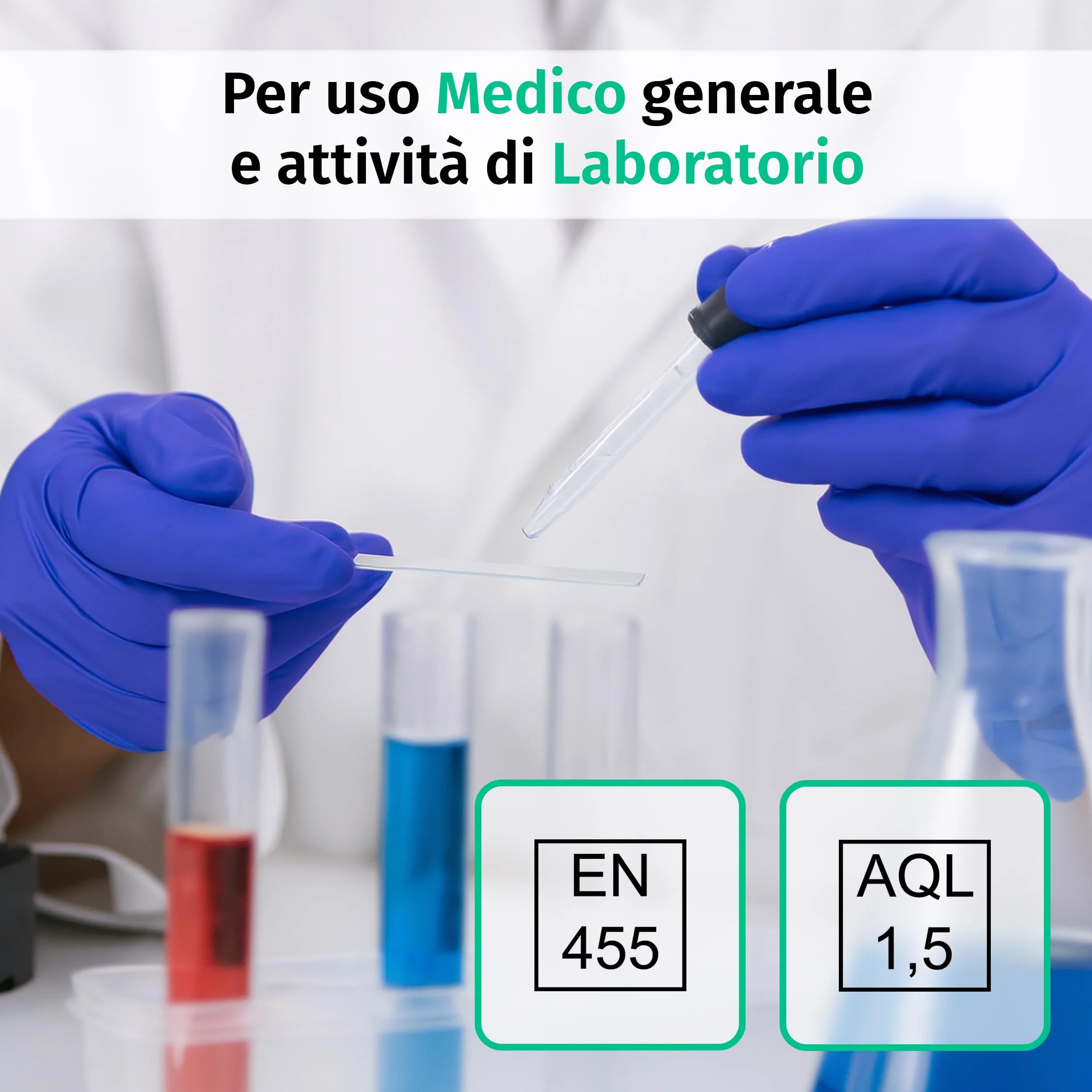 Guanti Nitrile S Viola 100 Pezzi Monouso Senza Lattice Senza Polvere