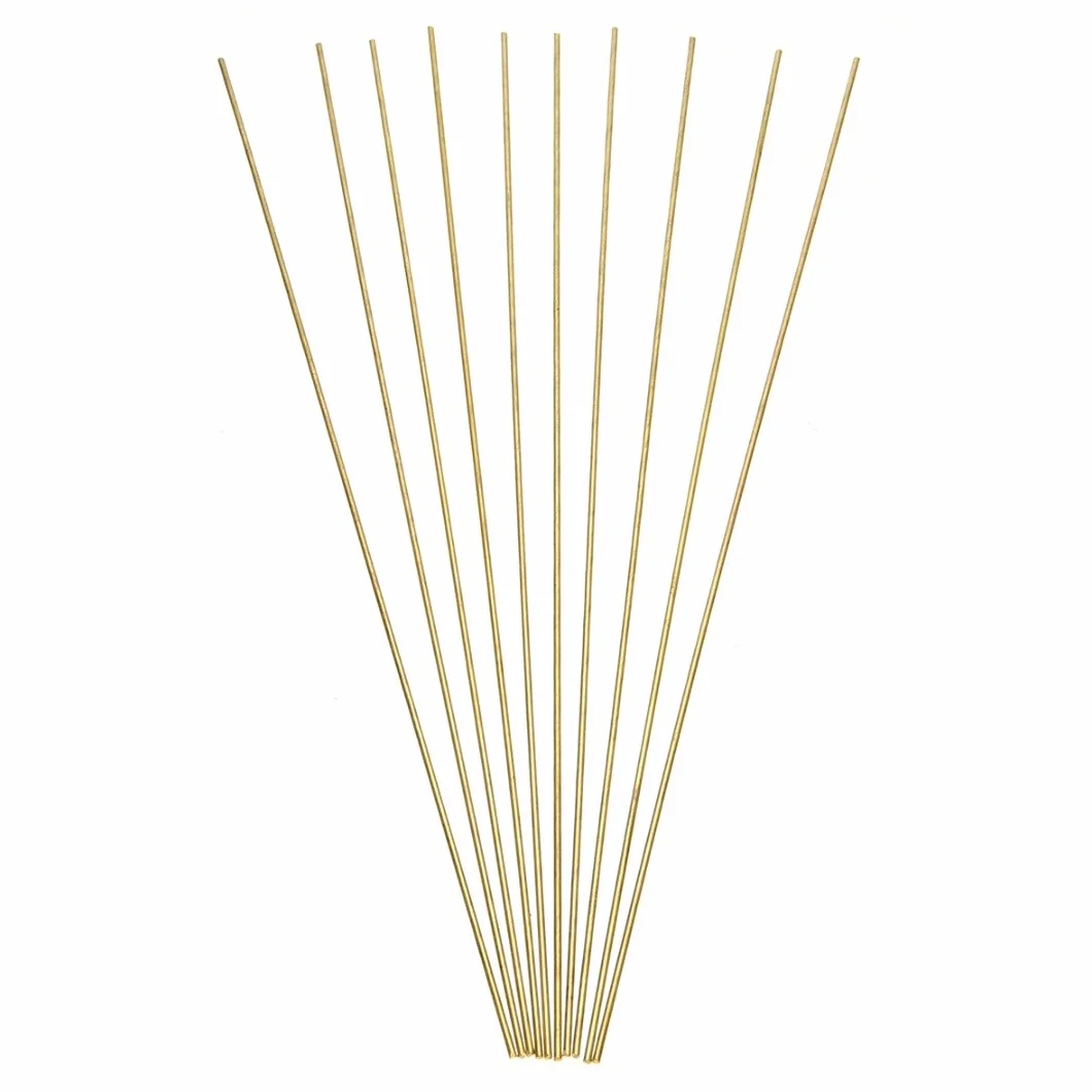 Ottone Rods in Ottone Massiccio per tondi del tornio della Barra Stock Saldatura 20inches Raw Materiali industriali,Diameter:1.2mm