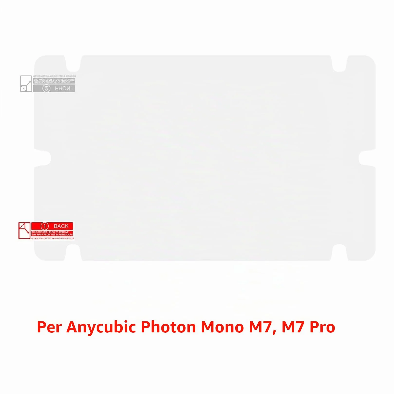KOYOFEI 5PCS Pellicola Protettiva per Schermo Anycubic Photon Mono M7 Pro, Proteggi Schermo per Stampanti 3D LCD Resina