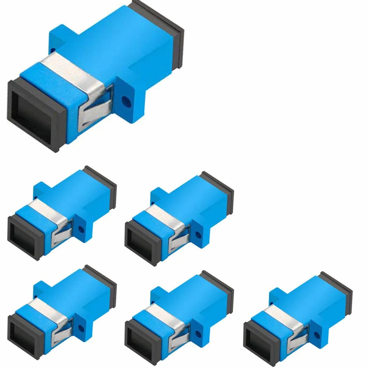 Greluma Adattatore Fibra SC Simplex Monomodale UPC 6 Pezzi