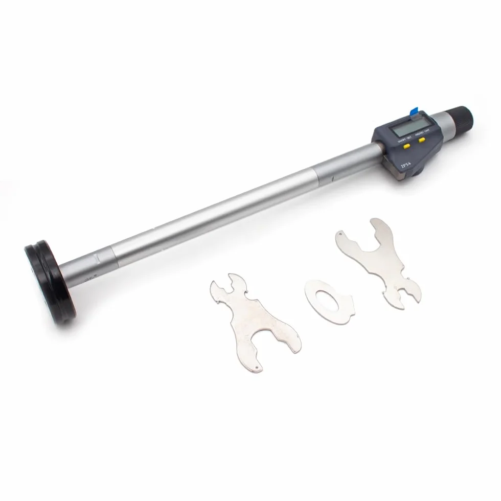 Micrometro per Fori Interni, Micrometro Digitale per Interni a 3 Punti Risoluzione Calibro per Foro a 3 Punti: 0,005mm, Calibro per Anello Interno del Diametro Esterno ad Alta Precisione(8-10mm)