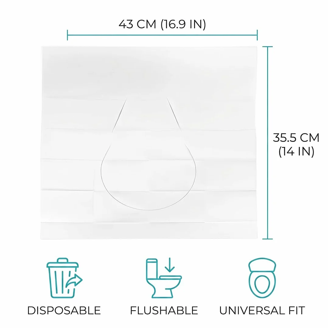 Copri Water WC USA e Getta Salviette Igieniche Monouso Solubili in Acqua 40 Pezzi
