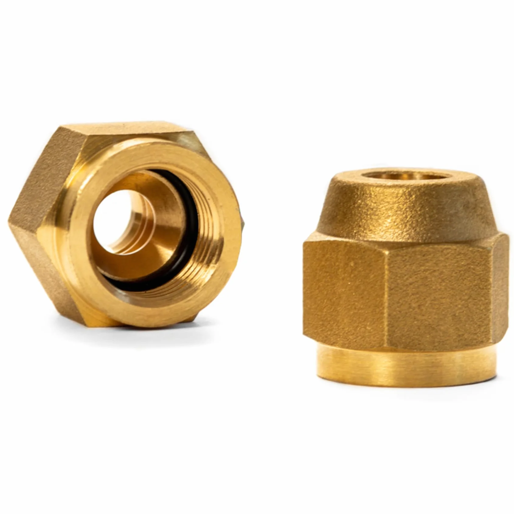 3S SuperSamaStore Raccordo Autocartellante 1/4", Giunto Metallico Senza Cartella per Impianti di Refrigerazione e Condizionamento, Compatibile Raccordi 45°, Pressione 140 bar, 1 Pezzo