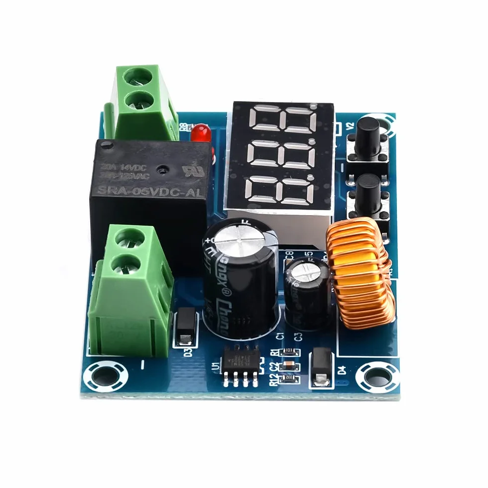 Heemol Monitor per Batterie XH-M609 DC12V-36V Modulo di Protezione da Sovrascarica Della Batteria,Moduli Caricabatterie Sottotensione,Spegnimento Automatico a Bassa Tensione
