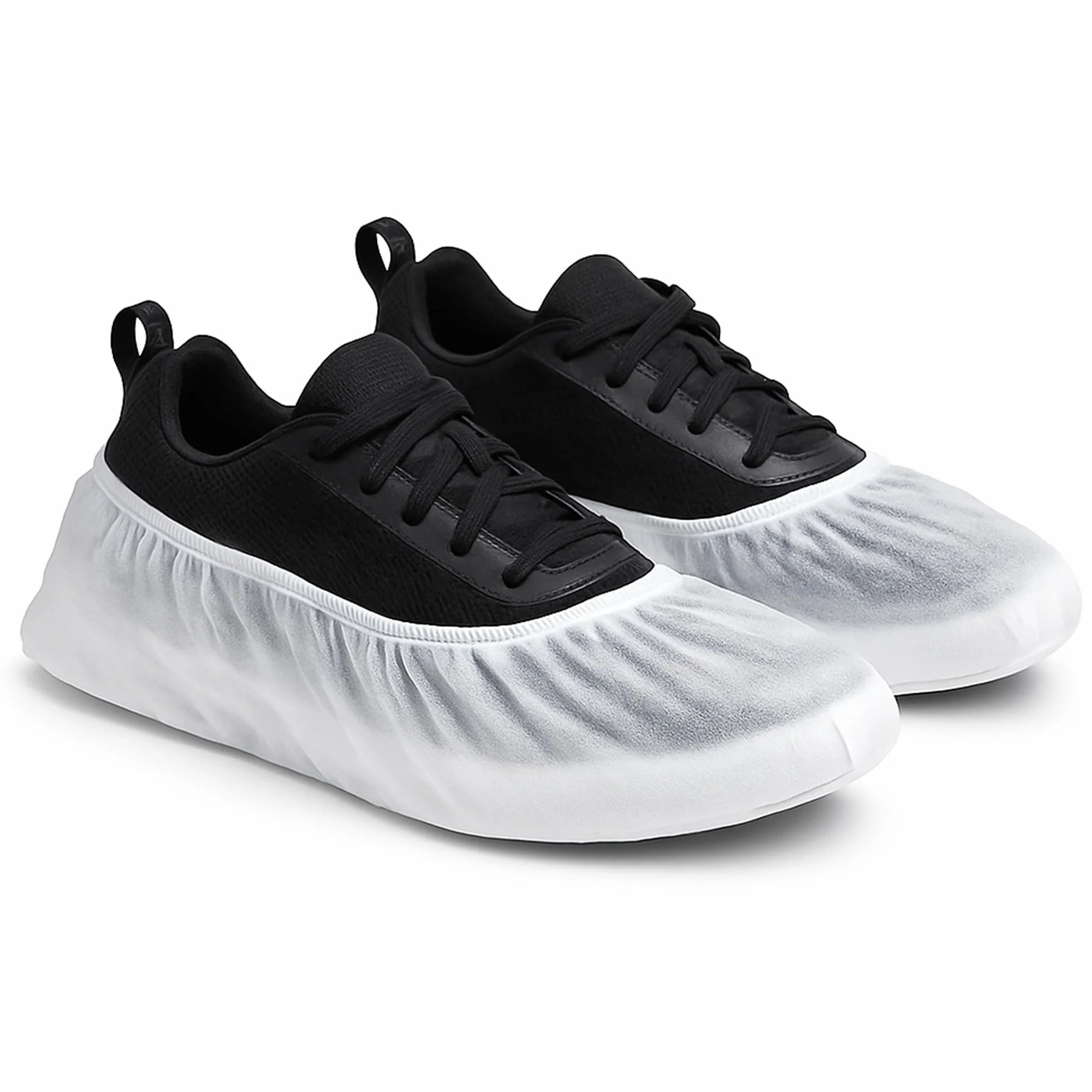 PimPam Factory Patucos Monouso Copriscarpe Adulti Traspiranti Regolabili Calzari Senza Odore Ipoallergenici Protettori per Scarpe Bianchi Pack 100