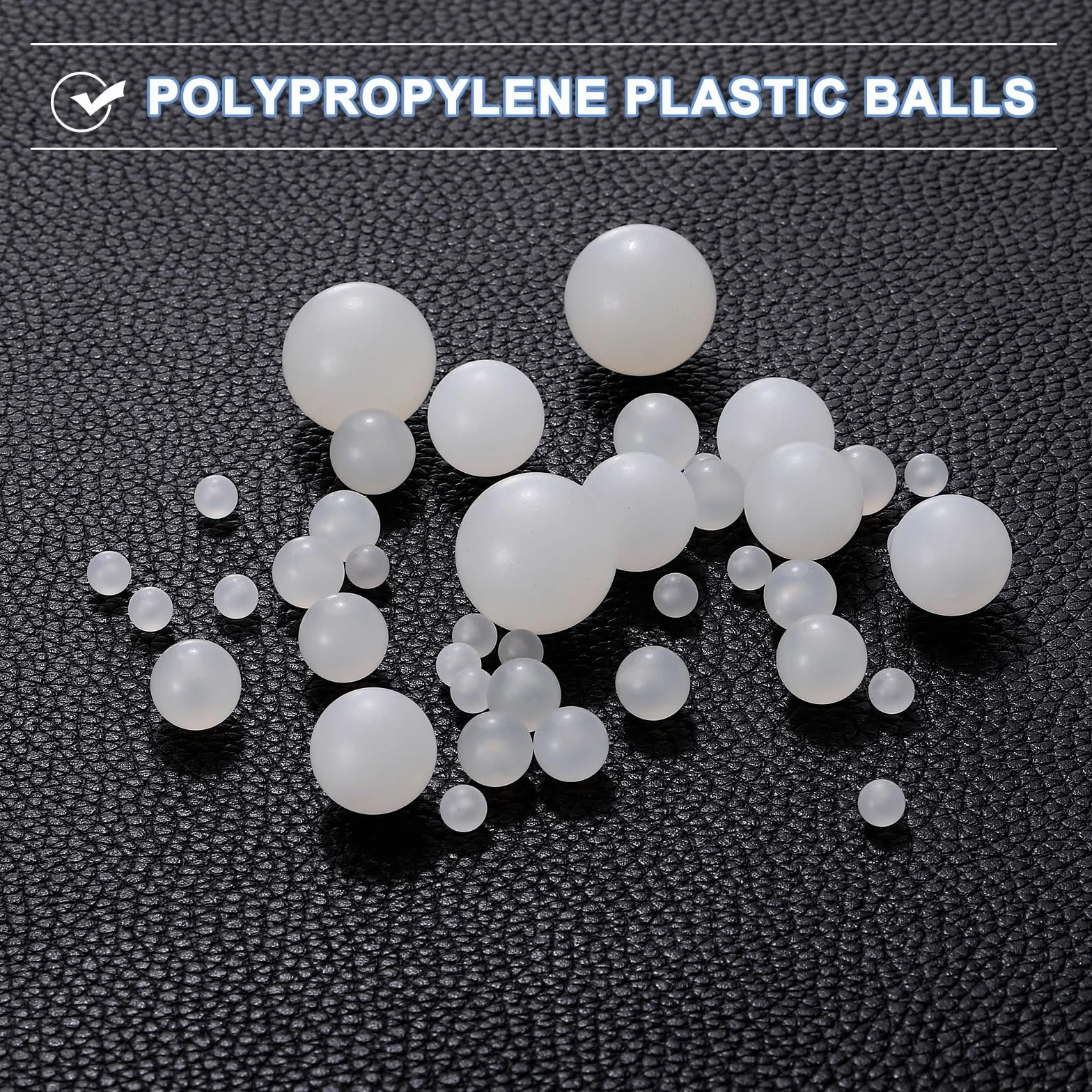 Sfere Di Cuscinetto In Plastica PP 11mm Sfere Solide Di Precisione Bianco 100pcs